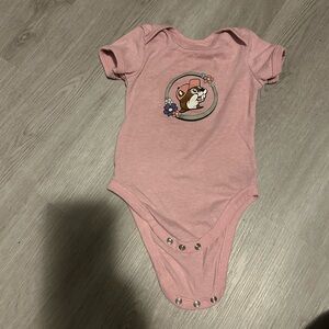 Adorable Pink Cartoon Bodysuit